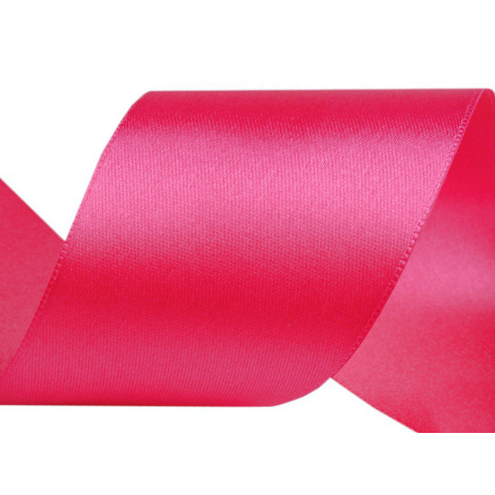 Panglică satin, lățime 50 mm - Roșu închis (90 Metri) Panglică satin, lățime 50 mm - Roșu închis (90 Metri)