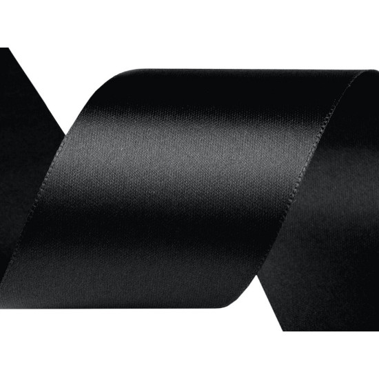 Panglică satin, lățime 50 mm - Roșu închis (90 Metri) Panglică satin, lățime 50 mm - Roșu închis (90 Metri)