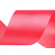Panglică satin, lățime 50 mm - Roșu închis (90 Metri) Panglică satin, lățime 50 mm - Roșu închis (90 Metri)