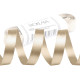 Panglică satin, lățime 12 mm, 5 m/buc - Galben deschis (100 Metri)