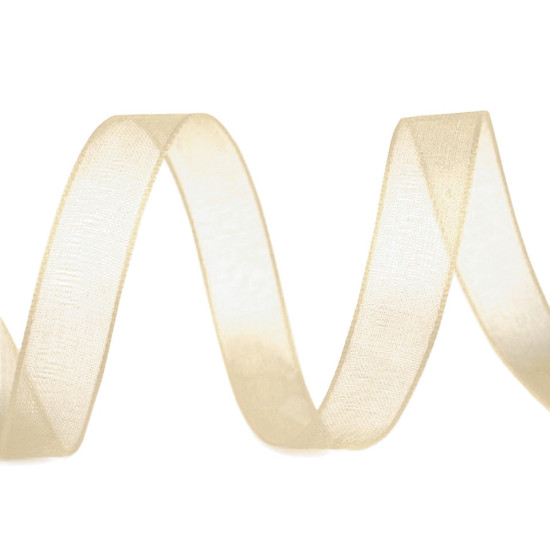 Panglică organza, lățime 20 mm - Roșu (135 Metri)