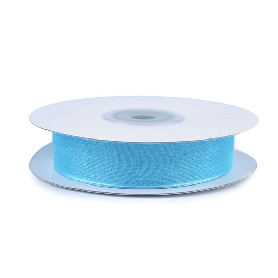 Panglică organza, lățime 20 mm - Roșu (135 Metri)