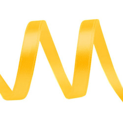Panglică satin, lățime 6 mm, 5 m/buc - Orange-yellow (100 Metri)