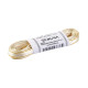Panglică satinată cu lurex, rolă 6mm/5m - Crem foarte deschis (5 Metri)