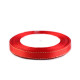 Panglică satinată cu lurex, lățime 10 mm - Roșu (1 Metru) Panglică satinată cu lurex, lățime 10 mm - Roșu (1 Metru)