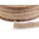 Panglică din iută, lățime 8 mm - Ecru natural (80 Metri) Panglică din iută, lățime 8 mm - Ecru natural (80 Metri)
