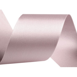Panglică dublu satinată, lățime 50 mm, 5 m/pac - Roz pudrat (25 Metri)