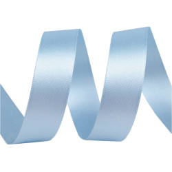 Panglică dublu satinată, lățime 24 mm, 5 m/pac - Bleu nu-mă-uita (25 Metri)