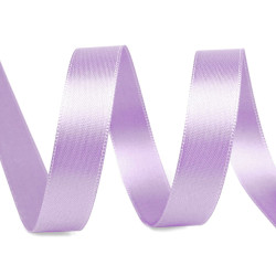 Panglică dublu satinată, lățime 15 mm, 5 m/pac - Violet deschis (100 Metri)