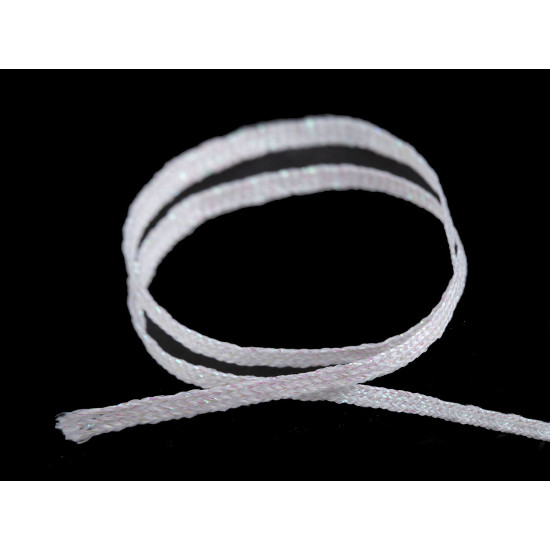 Panglică lurex, lățime 3 mm - Auriu deschis (200 Metri)