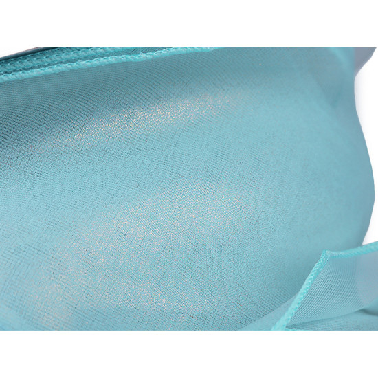 Panglică organza cu efect perlat, lățime 80m - Negru (1 Metru) Panglică organza cu efect perlat, lățime 80m - Negru (1 Metru)