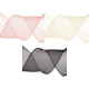 Panglică organza cu efect perlat, lățime 80m - Negru (1 Metru) Panglică organza cu efect perlat, lățime 80m - Negru (1 Metru)