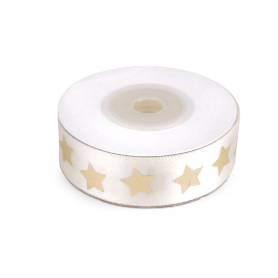 Panglică satinată cu steluțe, lățime 20 mm - Bordo (1 Metru) Panglică satinată cu steluțe, lățime 20 mm - Bordo (1 Metru)