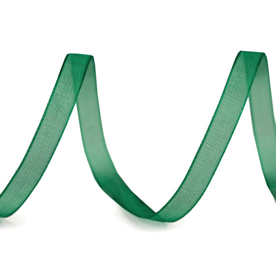 Panglică organza, lățime 7 mm - Galben vanilie (600 Metri) Panglică organza, lățime 7 mm - Galben vanilie (600 Metri)
