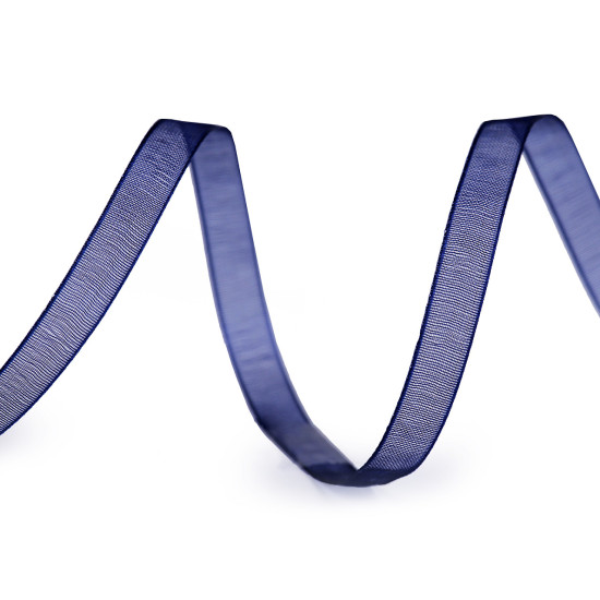 Panglică organza, lățime 7 mm - Galben vanilie (600 Metri) Panglică organza, lățime 7 mm - Galben vanilie (600 Metri)