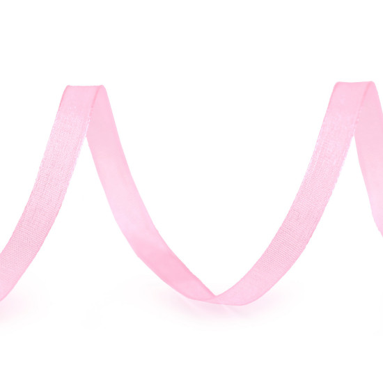 Panglică organza, lățime 7 mm - Galben vanilie (600 Metri) Panglică organza, lățime 7 mm - Galben vanilie (600 Metri)