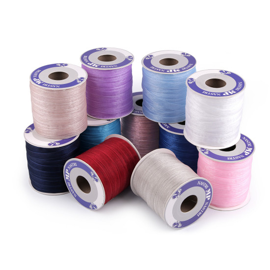Panglică organza, lățime 10 mm - Albastru deschis (300 Metri) Panglică organza, lățime 10 mm - Albastru deschis (300 Metri)