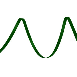 Panglică dublu satinată, lățime 3 mm - Verde închis (120 Metri)