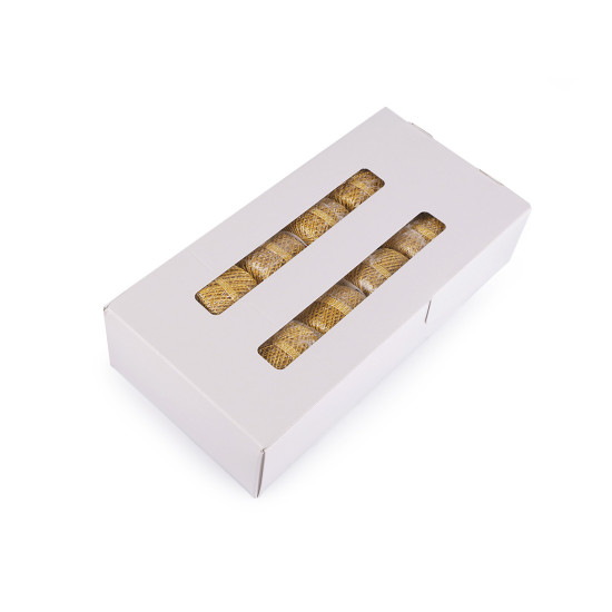 Ață / fir cu aspect metalic, ø1 mm - Mix variante (36 Bucăți) Ață / fir cu aspect metalic, ø1 mm - Mix variante (36 Bucăți)