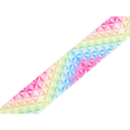 Ripsband / webband breite 25 mm - Multicolor (5 Meter) Ripsband / webband breite 25 mm - Multicolor (5 Meter)