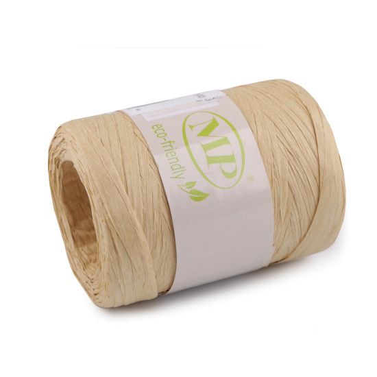 Rafie pentru impletit genti 5-8 mm - Bej (1 Bucată) Rafie pentru impletit genti 5-8 mm - Bej (1 Bucată)