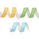 Panglica din bumbac cu flutri latime 15 mm - Galben (90 Metri) Panglica din bumbac cu flutri latime 15 mm - Galben (90 Metri)