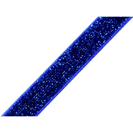 Panglică din catifea lurex lățime 10 mm - Roșu (1 Metru) Panglică din catifea lurex lățime 10 mm - Roșu (1 Metru)