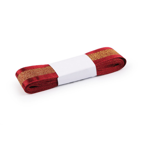 Panglica cu lurex latime 27 mm - Roșu (3 Metri) Panglica cu lurex latime 27 mm - Roșu (3 Metri)