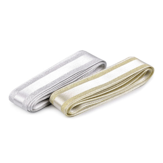 Panglica cu lurex latime 25 mm - Argintiu (3 Metri) Panglica cu lurex latime 25 mm - Argintiu (3 Metri)