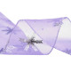 Panglica organza de craciun fulgi de nea latime 60 mm - Bleu nu-mă-uita (1 Metru) Panglica organza de craciun fulgi de nea latime 60 mm - Bleu nu-mă-uita (1 Metru)