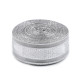 Panglică de crăciun cu lurex lățime 40 mm - Alb (54 Metri) Panglică de crăciun cu lurex lățime 40 mm - Alb (54 Metri)