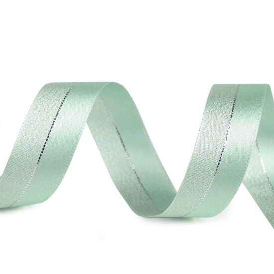 Panglica cu lurex latime 25 mm - Verde închis (20 Metri)