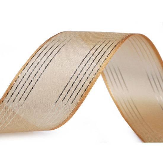 Panglica cu lurex latime 40 mm - Roz foarte deschis (100 Metri) Panglica cu lurex latime 40 mm - Roz foarte deschis (100 Metri)