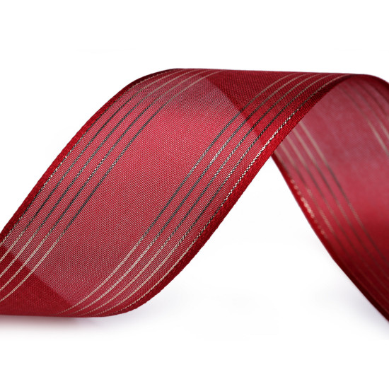 Panglica cu lurex latime 40 mm - Roz foarte deschis (100 Metri) Panglica cu lurex latime 40 mm - Roz foarte deschis (100 Metri)