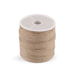 Panglica de iuta 10 mm - Ecru natural (100 Metri)