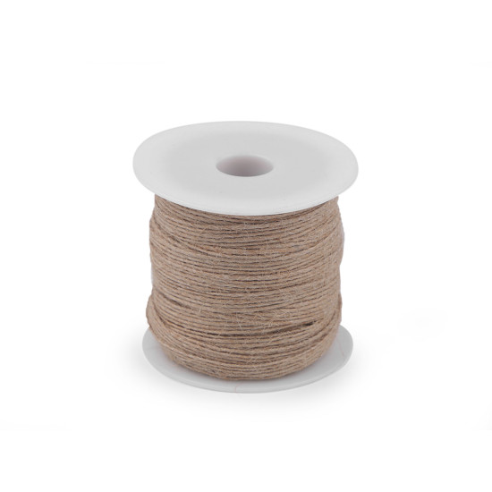 Panglica de iuta latime 6 mm - Albastru deschis (200 Metri) Panglica de iuta latime 6 mm - Albastru deschis (200 Metri)