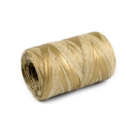 Rafie pentru impletit genti, latime 5-8 mm - Auriu deschis (1 Bucată)