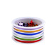 Set panglici folii cu rozete - Albastru deschis (5 Seturi) Set panglici folii cu rozete - Albastru deschis (5 Seturi)