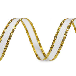 Panglica cu lurex latime 11 mm - Auriu (45 Metri)