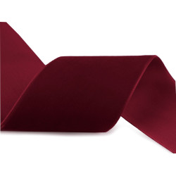 Panglica de catifea latime 40 mm - Bordo (1 Metru)