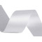 Panglică din satin cu luciu lurex, lățime 40 mm - Alb (1 Metru)