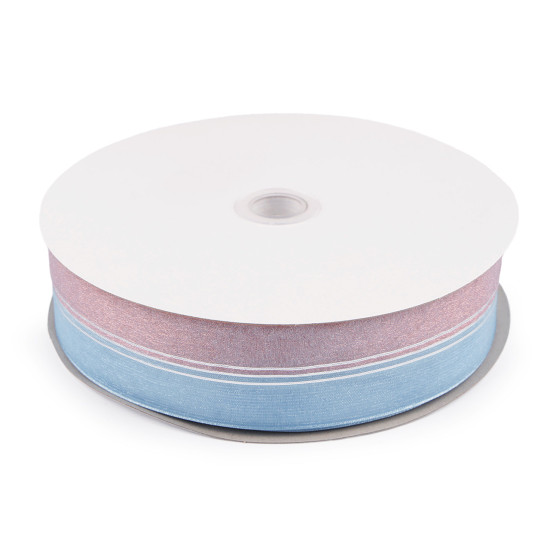 Panglica din organza cu lurex latime 40 mm - Maro bronz (90 Metri) Panglica din organza cu lurex latime 40 mm - Maro bronz (90 Metri)