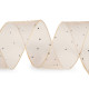 Panglică din organza cu strasuri, lățime 38 mm - Roz deschis (1 Metru) Panglică din organza cu strasuri, lățime 38 mm - Roz deschis (1 Metru)