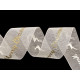 Panglică organza de crăciun lățime 25 mm - Crem deschis (3 Metri) Panglică organza de crăciun lățime 25 mm - Crem deschis (3 Metri)