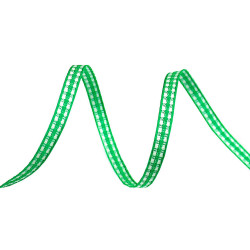 Panglica in carouri latime 3 mm - Verde (180 Metri)