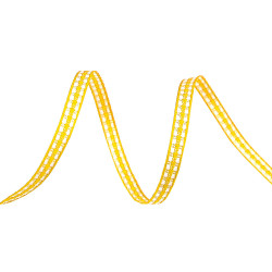 Panglica in carouri latime 3 mm - Galben (180 Metri)
