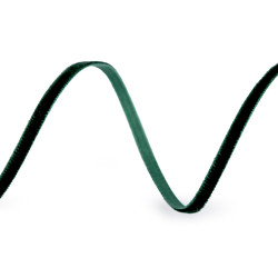 Panglica de catifea latime 3 mm - Verde închis (180 Metri)