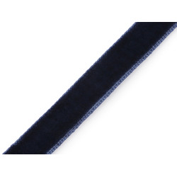 Panglica de catifea latime 10 mm - Albastru parizian (135 Metri)