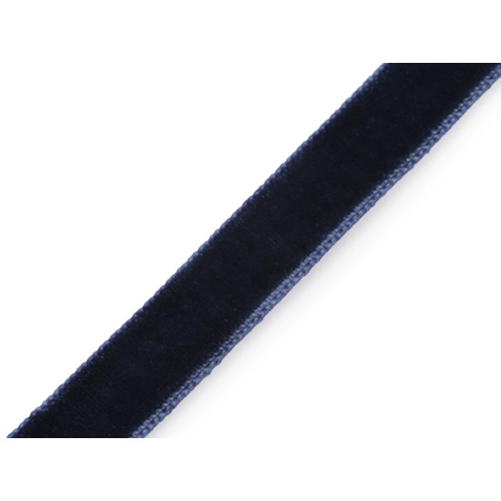Panglica de catifea latime 10 mm - Albastru parizian (135 Metri) Panglica de catifea latime 10 mm - Albastru parizian (135 Metri)