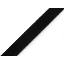 Panglica de catifea latime 10 mm - Negru (135 Metri)